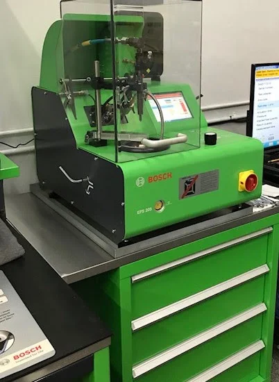 Bosch Common Rail Injector undergoing Testing