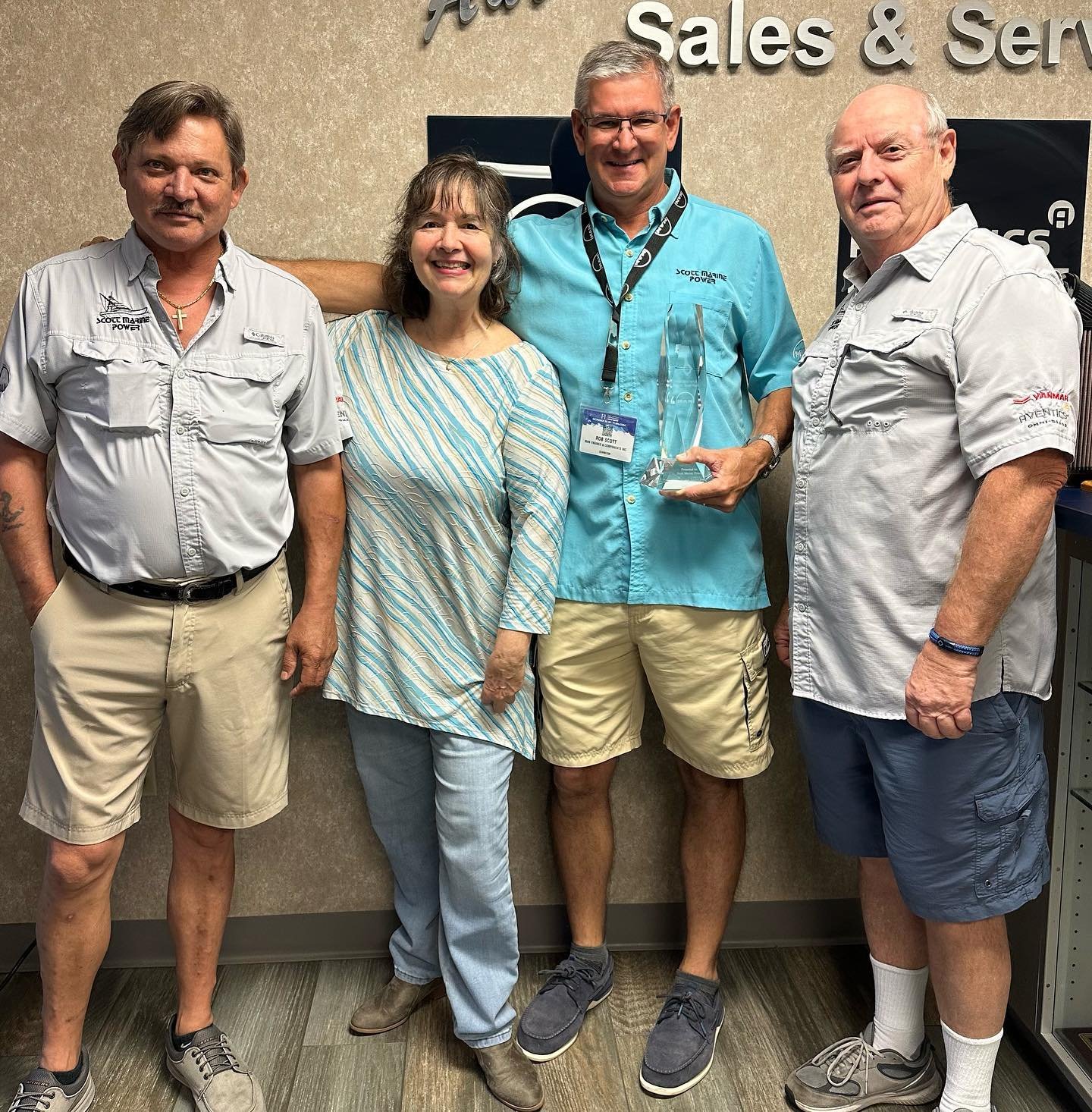 A very special thank you to all of our customers and colleagues in the marine industry. We have been recognized by MAN as top parts sellers and we could not have done it without you! And a congratulations to our amazing Parts team here at Scott Marin