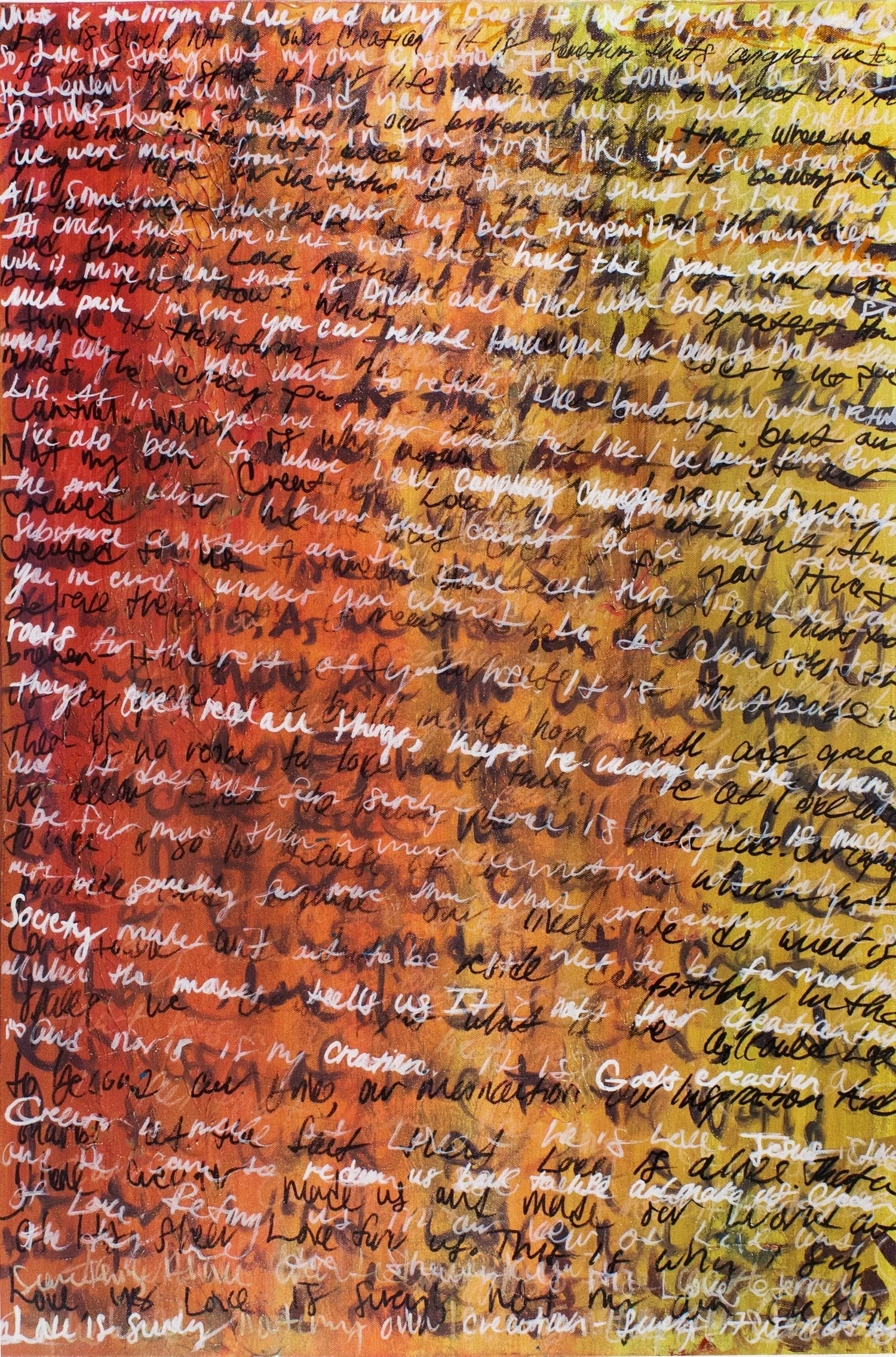  Love, Not My Own, 2017  Oil on canvas  24” x 36” 