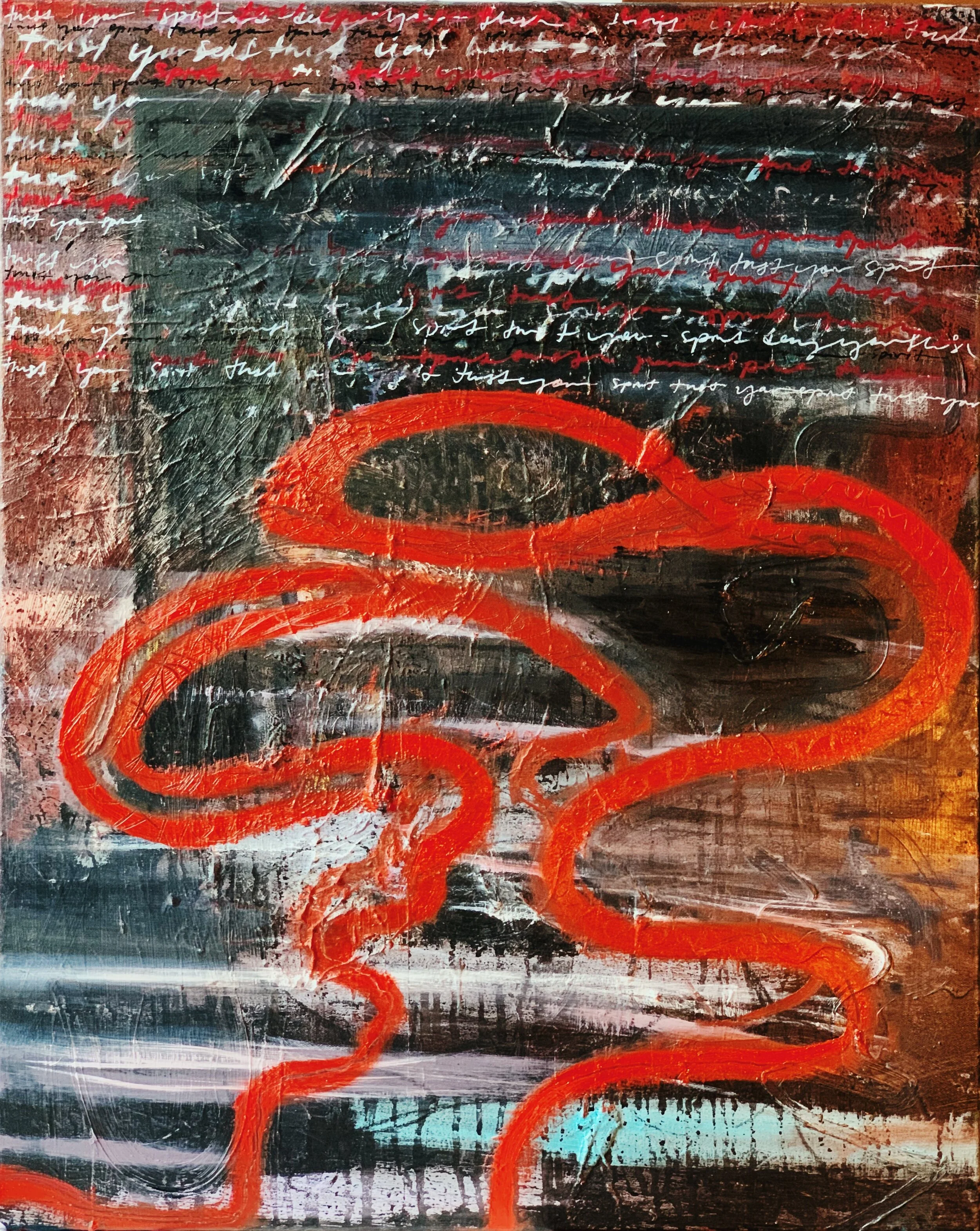   Trust Your Spirit, 2019    22" x 28", Oil on canvas  