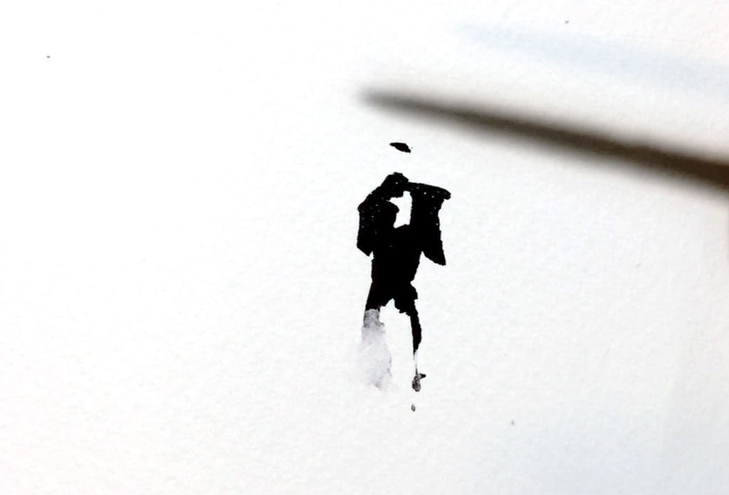 Erase in watercolor