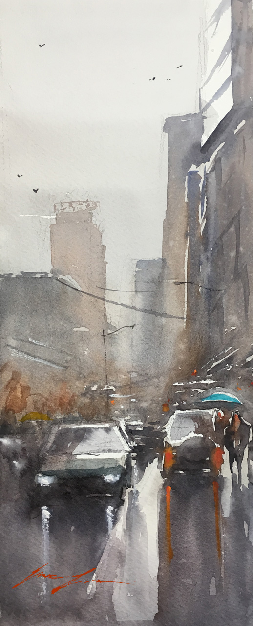 Use a brush that's too big