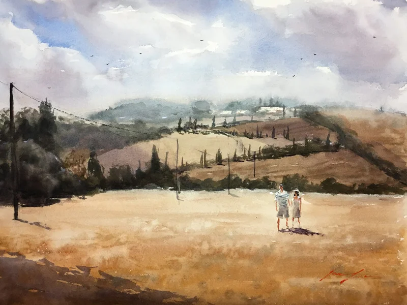 Use a paper that's too small