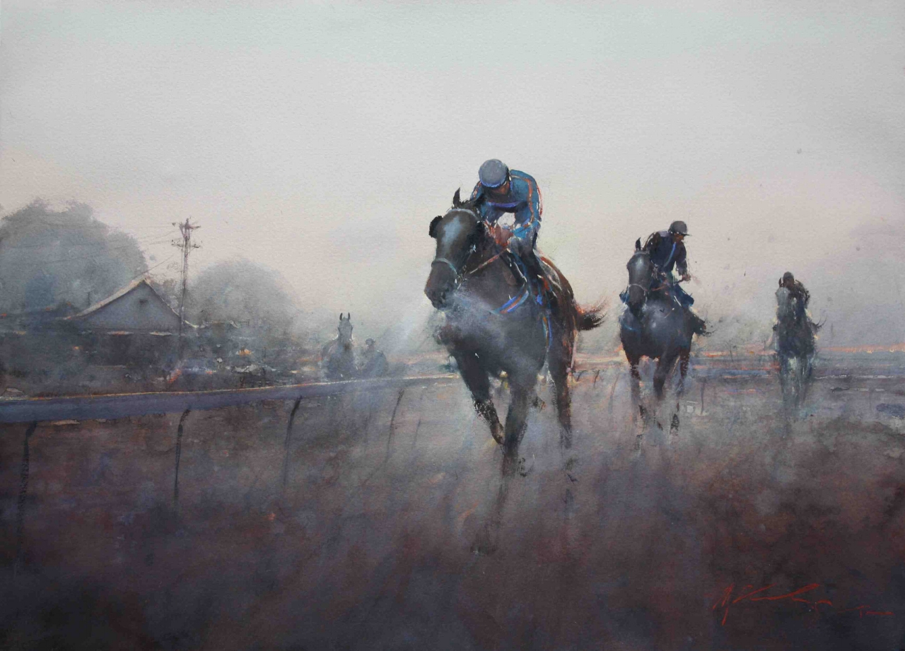 Early Trackwork at Kyneton - by Joseph Zbukvic