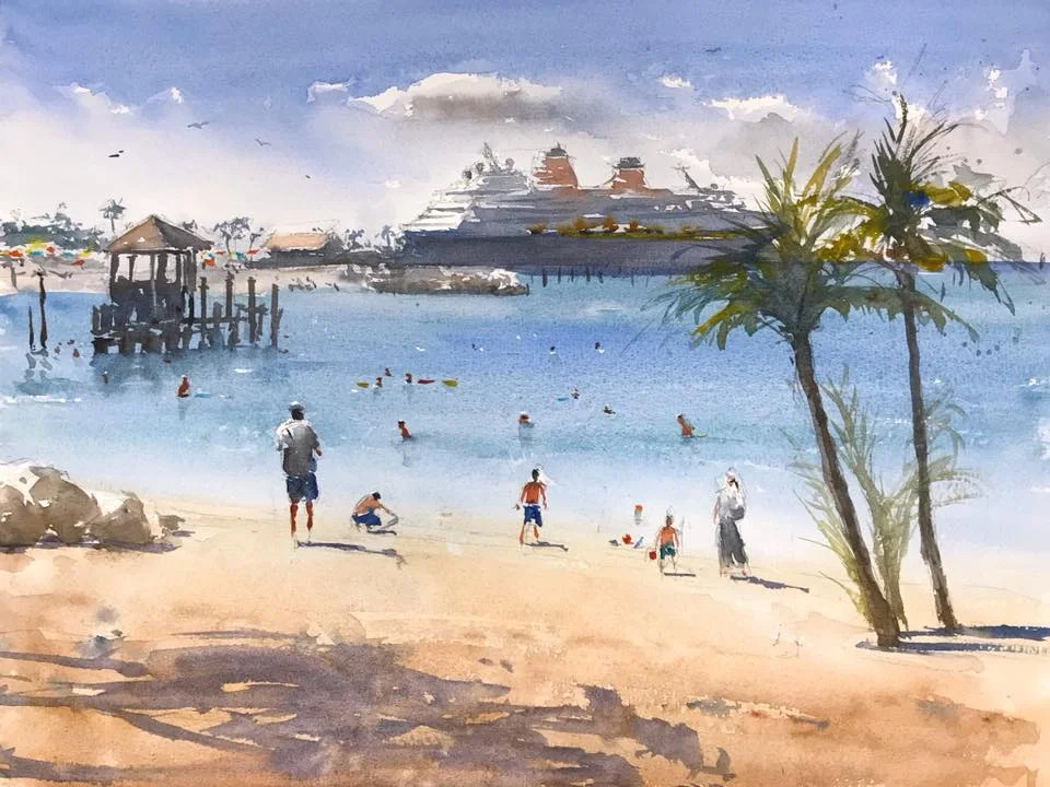 Scenery — Café Watercolor