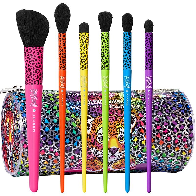 Morphe X Lisa Frank Blend Bright 6-Piece Brush Set + Bag