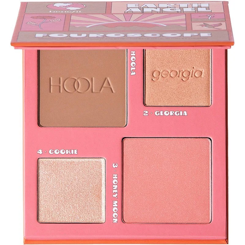 Fouroscope Earth Angel Bronze, Blush & Highlight Palette