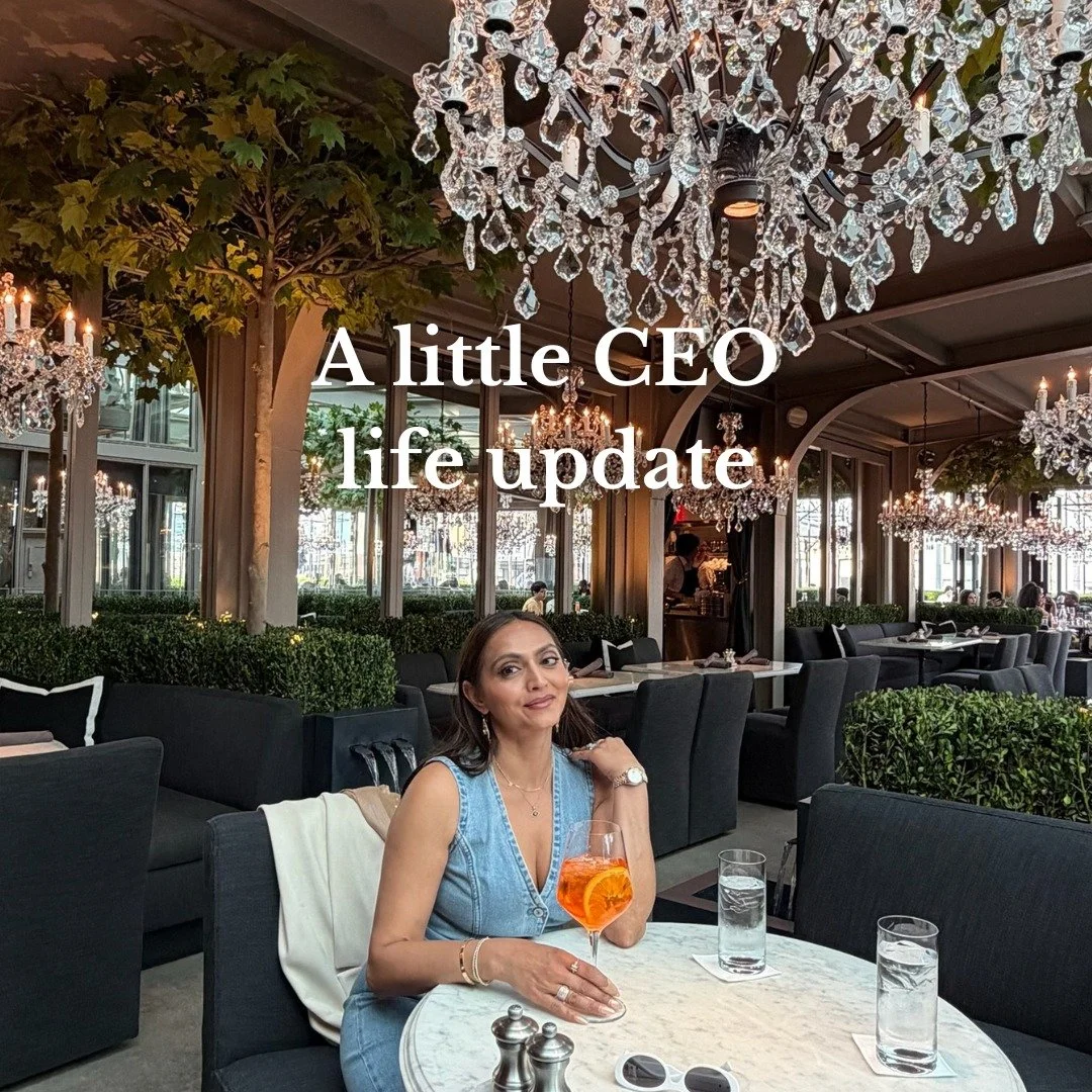 A little CEO life update ☕️✨

Lately, it's been a mix of summer planning, business building, content creating, and trying to stay on top of everything in between. 

Some days feel productive, some days feel chaotic, and most days are a little bit of 