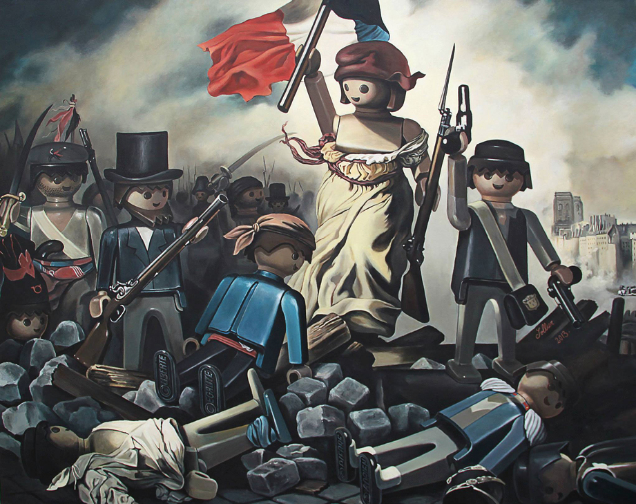 Liberty leading the People.