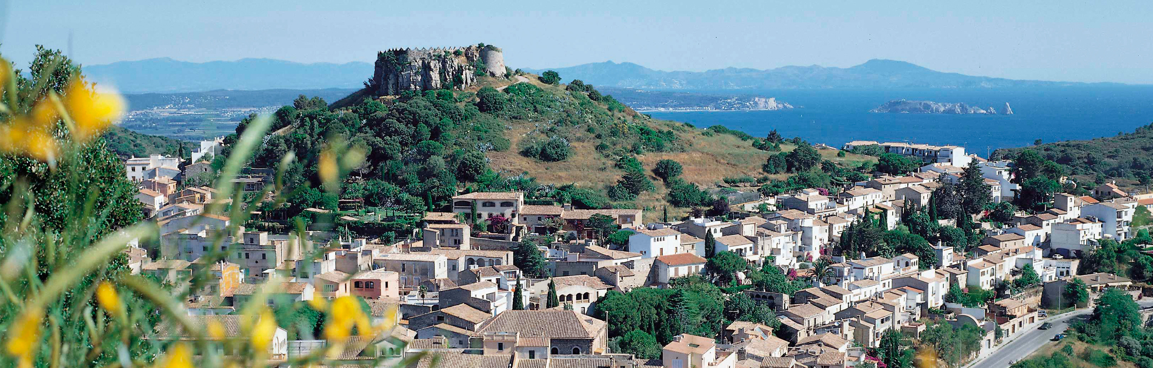 Vista del Centro histórico de Begur