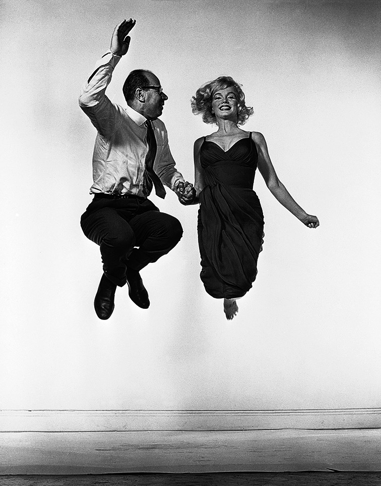 Halsman y Marilyn Monroe.