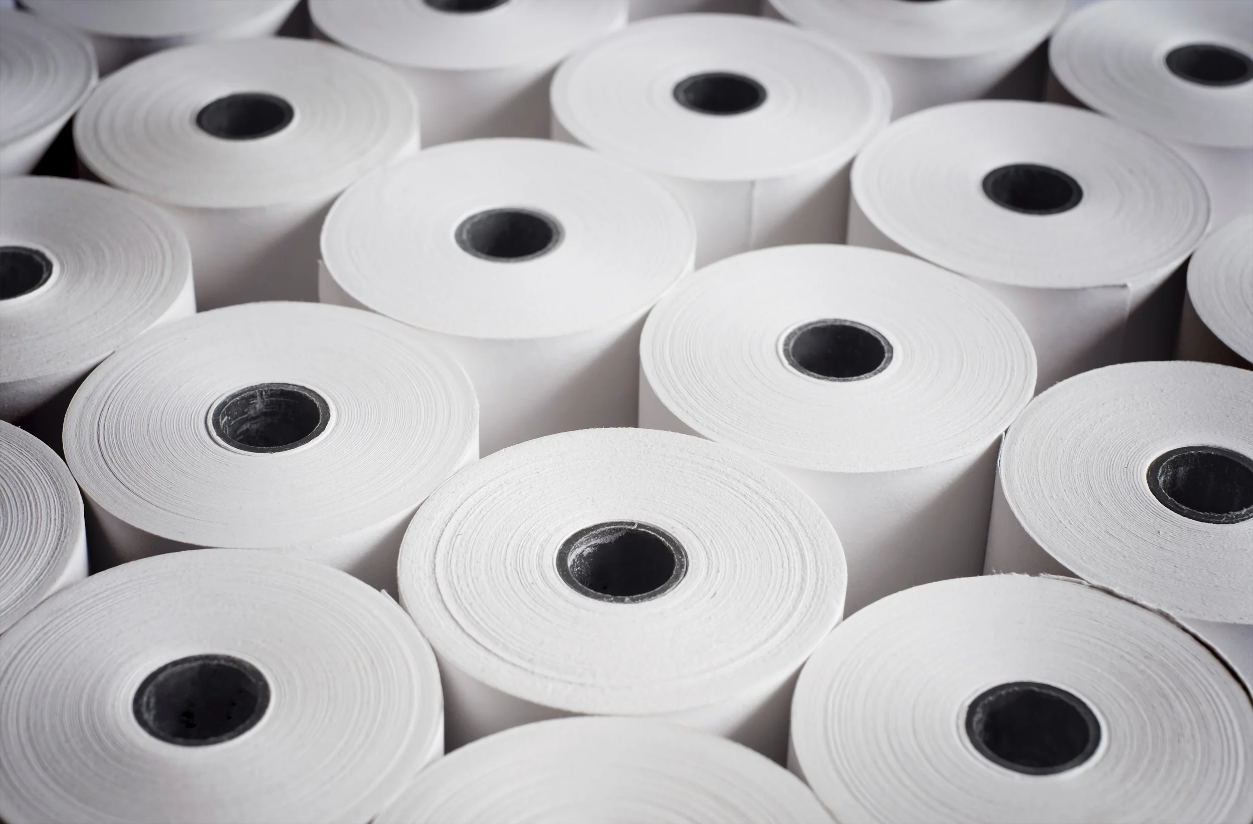 Direct Thermal Labels on 1" Cores