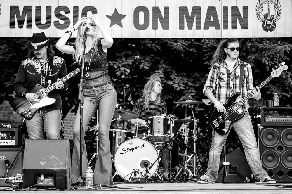 Lance Lopez featuring Kayla Reeves performing at Music On Main