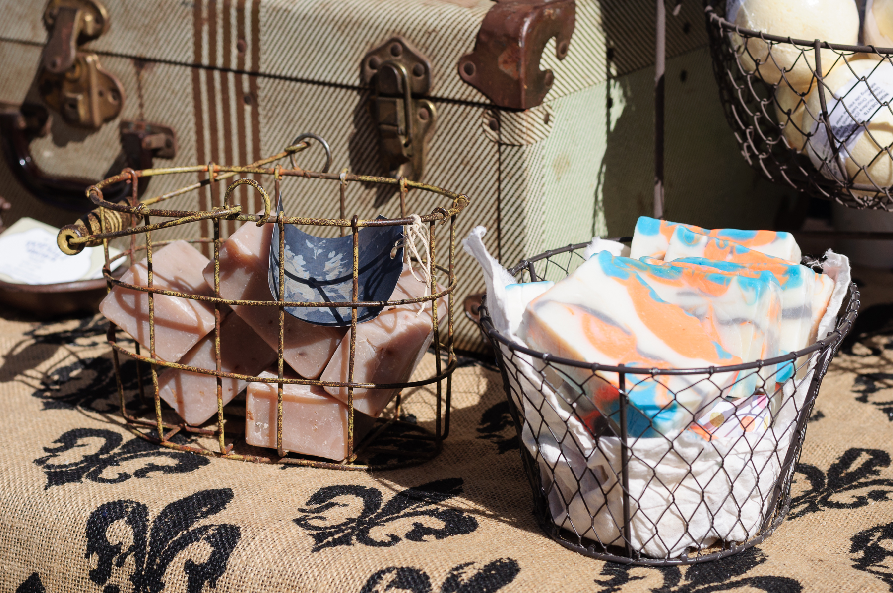 Many different products created by local artisans were available to view and purchase.