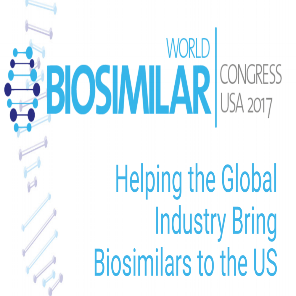 Dr. Niazi addresses the World Biosimilar Congress 2017