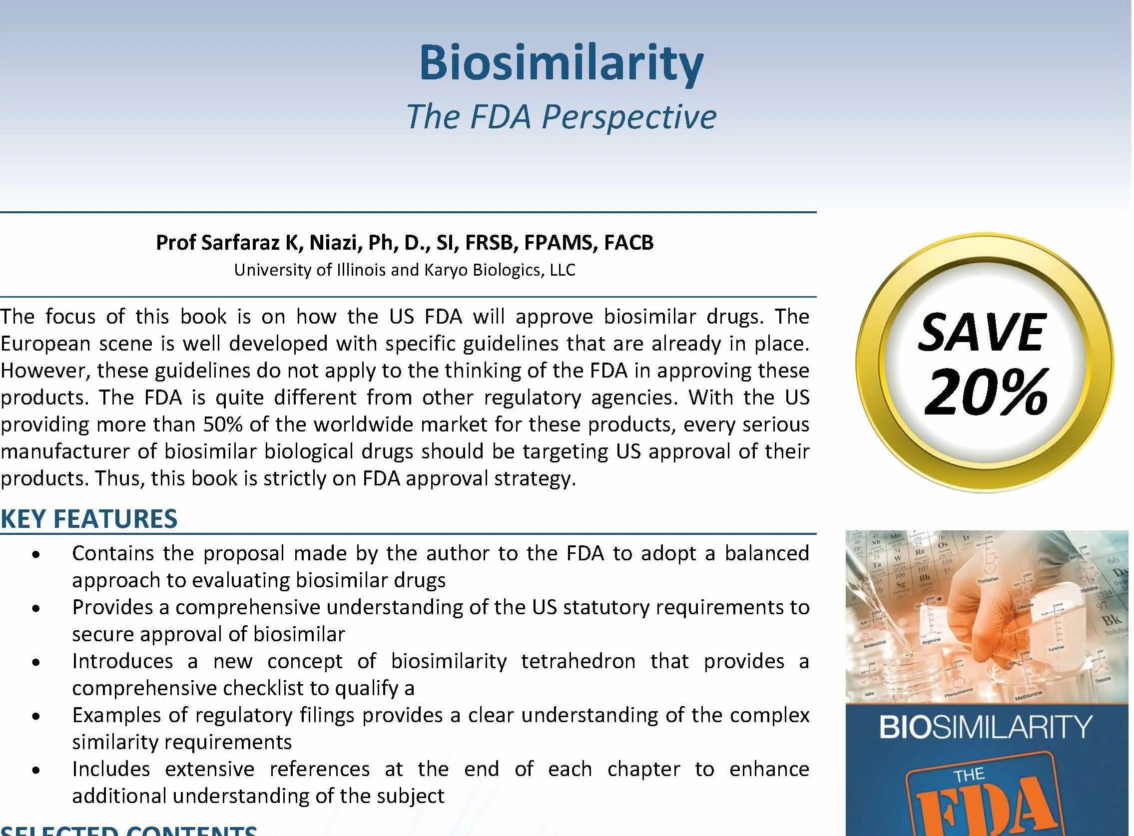 Biosimilarity: The FDA Perspective