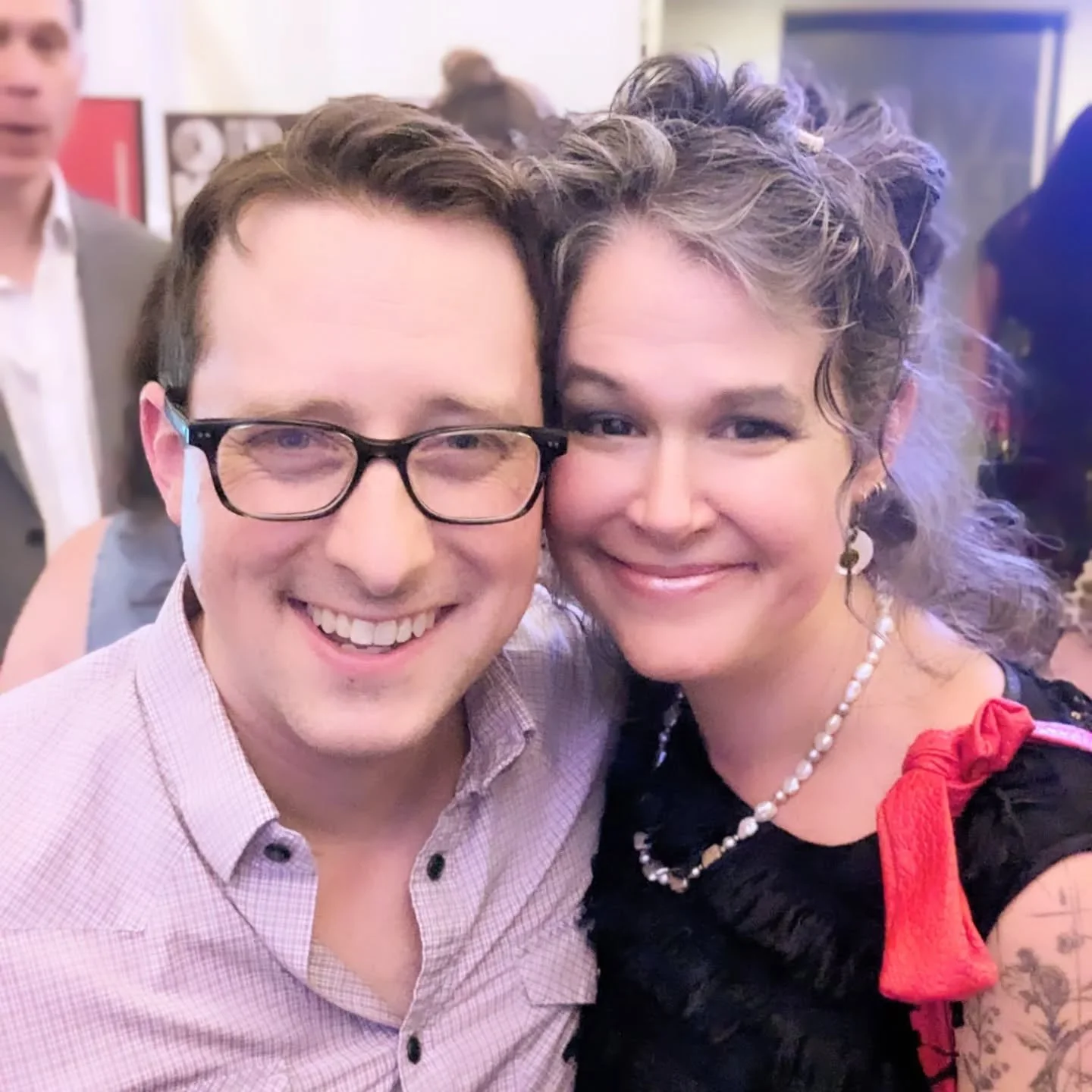 What a completely delightful day yesterday wandering around the East Village and seeing the phenomenal Jonathan Reid Gealt's concert at Joe's Pub! I adore the DUST AND SHADOW lads, and Jon's show was properly star studded, but nobody outshone his gor