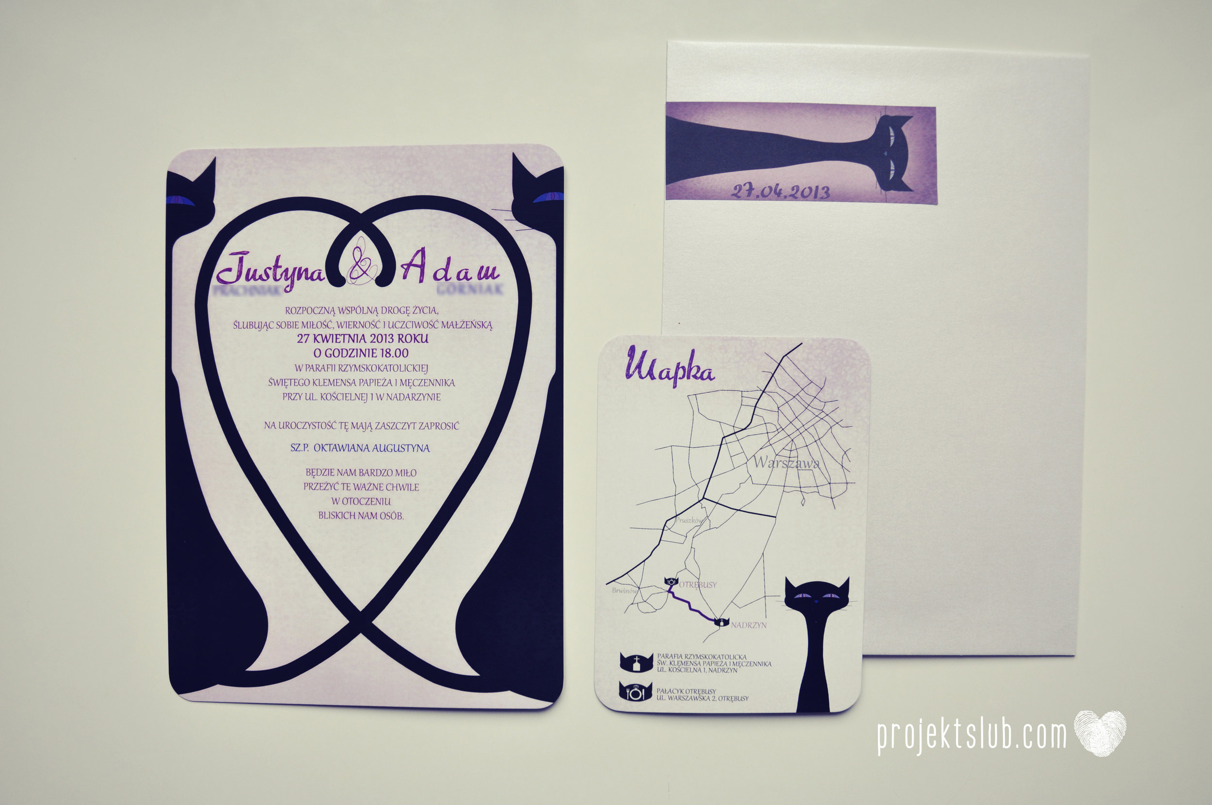 zaproszenie slubne tematyczne koty pupil kocie zaproszenie z kotami projekt ślub (5).JPG