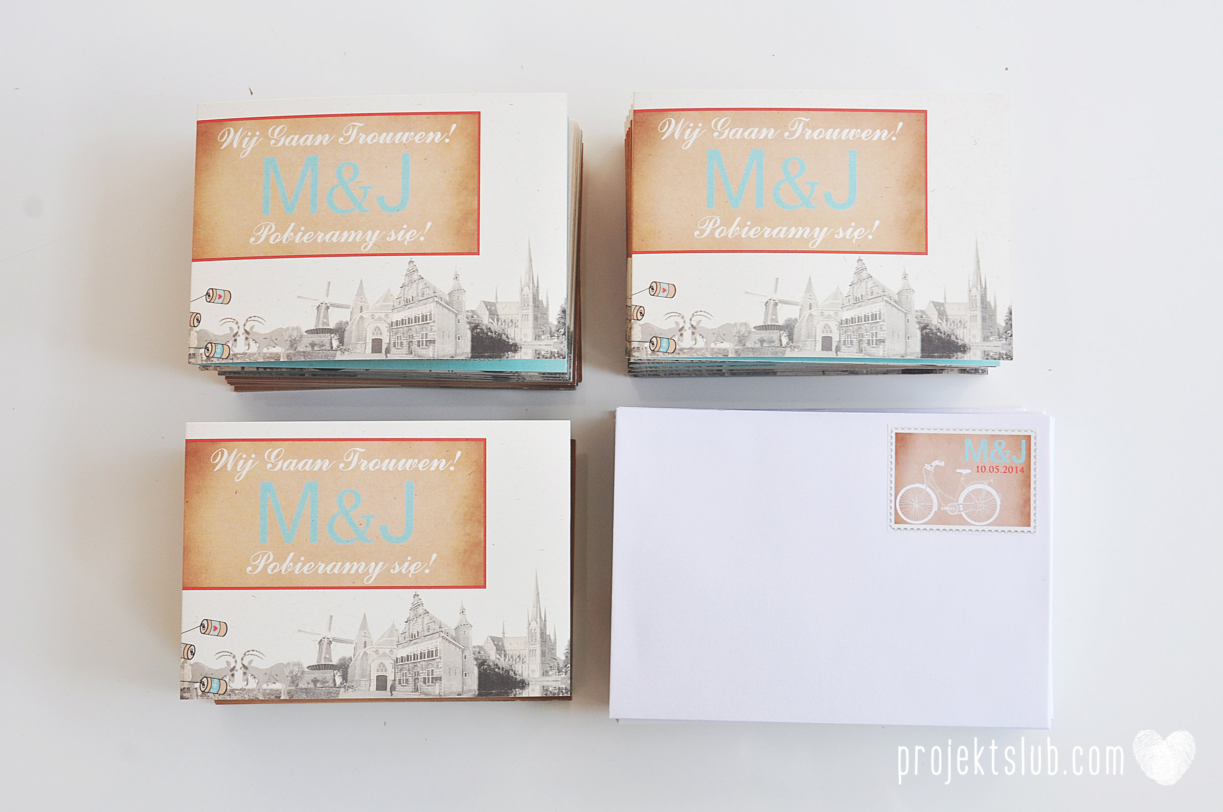 zaproszenia ślubne Holenderski Rower motyw przewodni pastelowe rustykalne eko papeteria rowerowe love Projekt Ślub (1).jpg