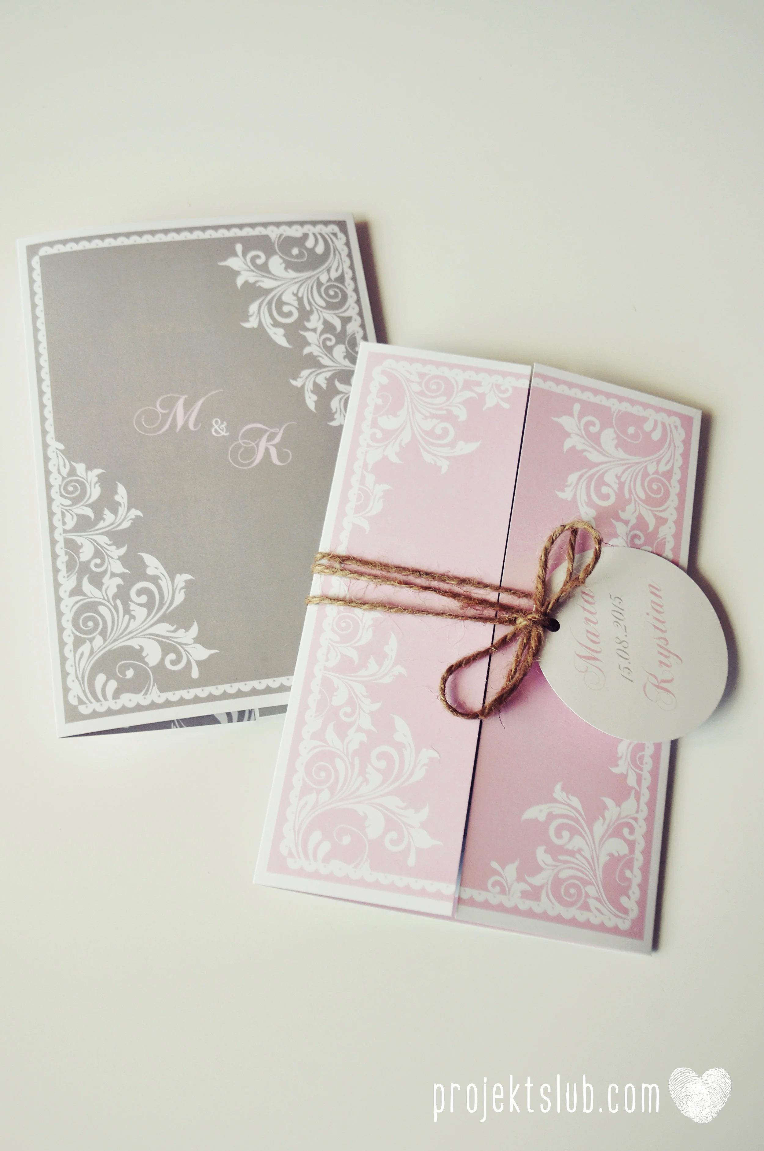 Zaproszenie ślubne oryginalne eleganckie duży format ołtarzykowe floral love rustykalne pastelove Projekt Ślub (4).JPG