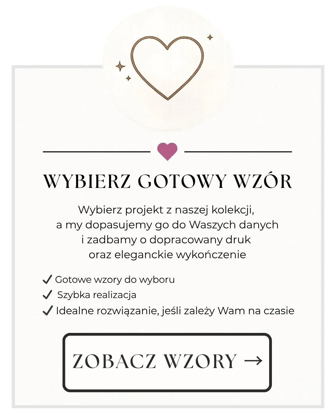 Gotowe zaproszenia ślubne do wyboru – personalizacja i druk Projekt Ślub