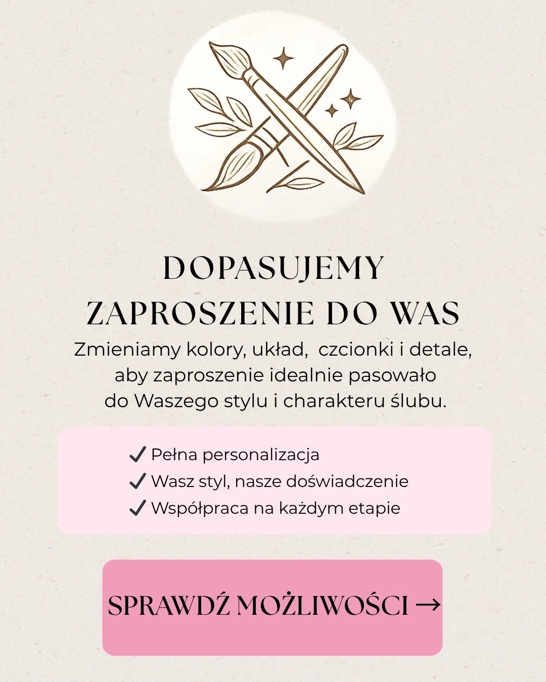 Personalizowane zaproszenia ślubne dopasowane do stylu pary młodej