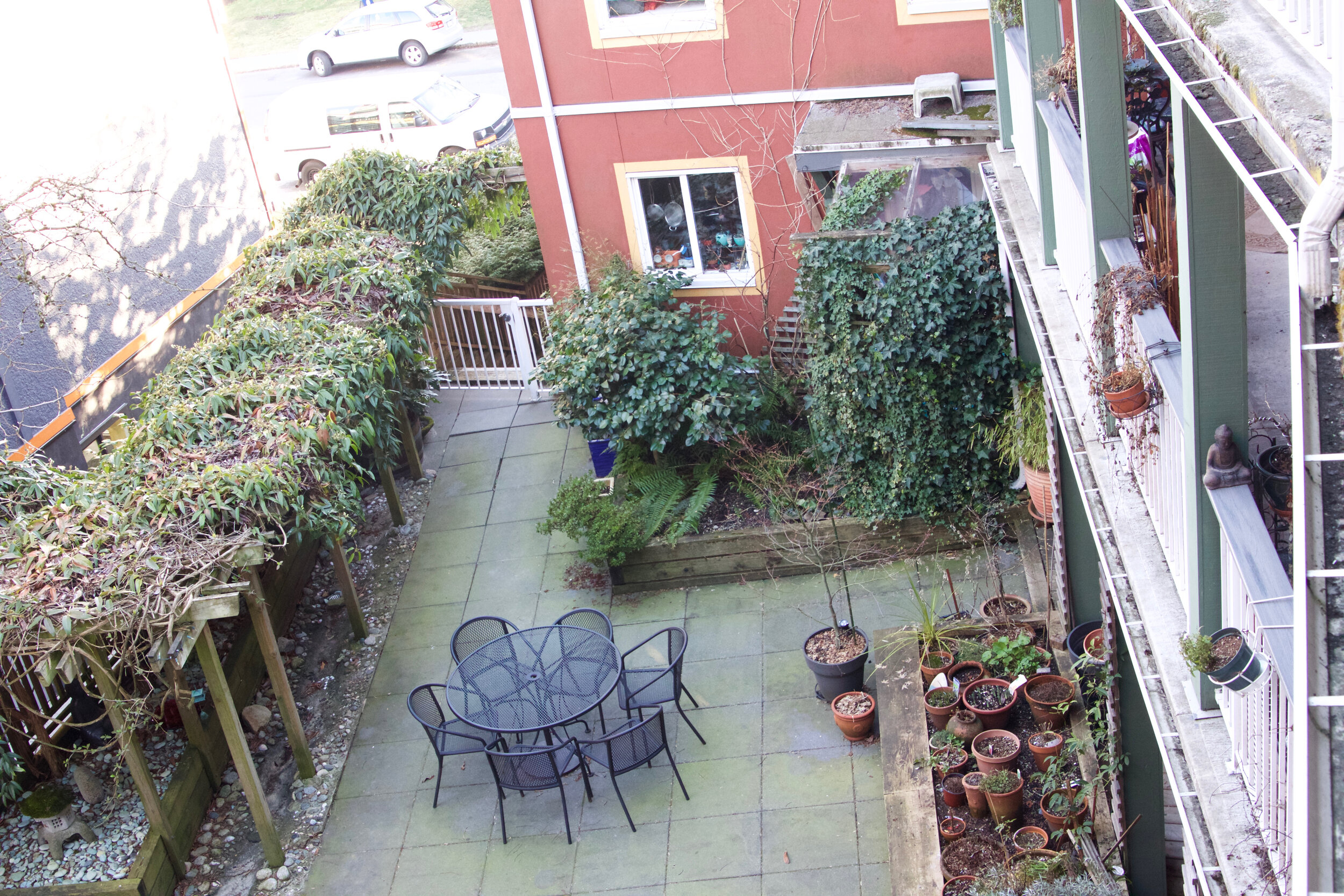 Example of courtyard