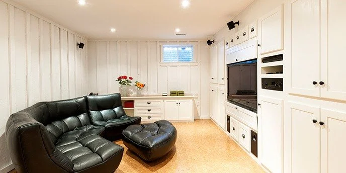 Refinish a Basement for a Warm Winter Retreat