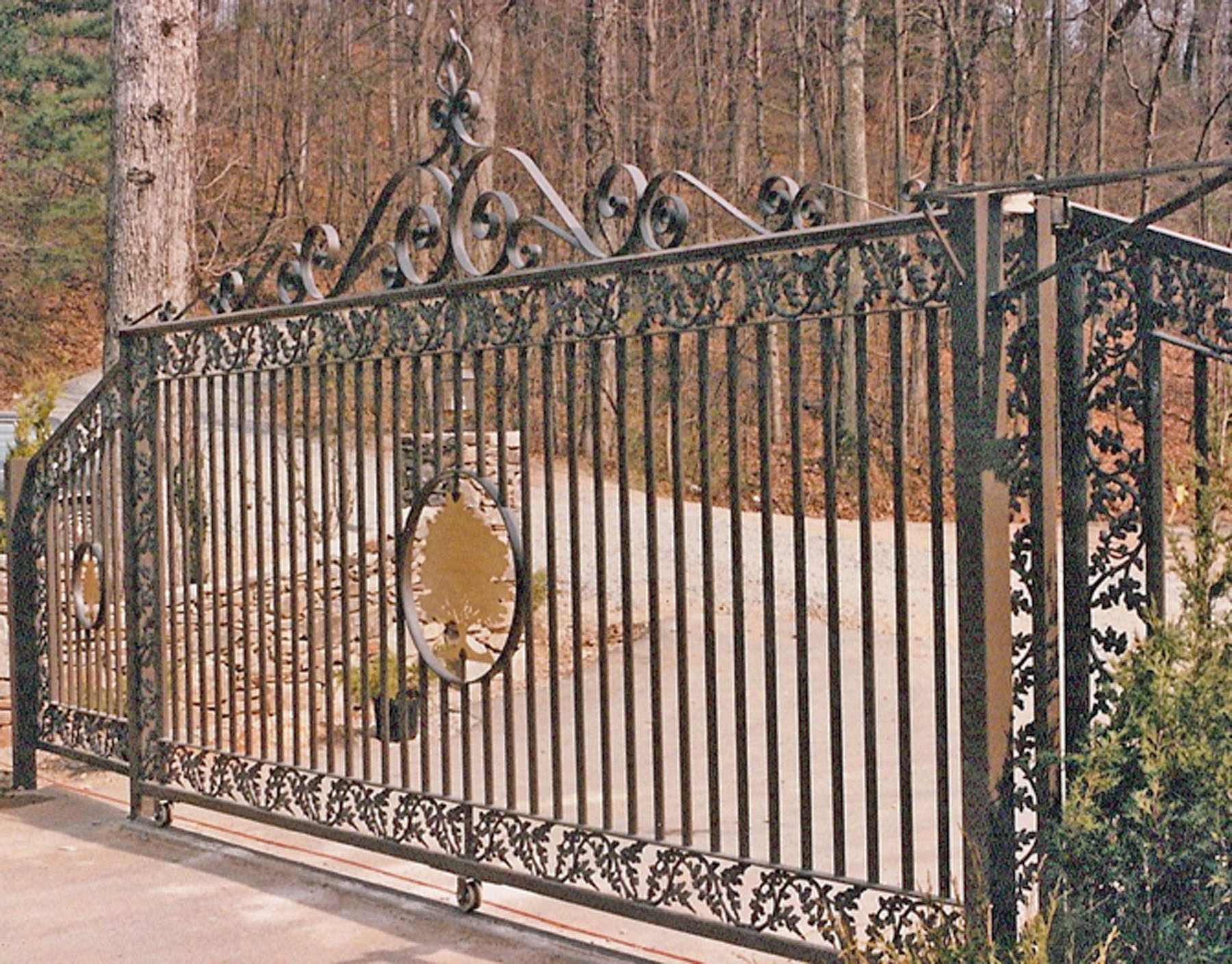 Large Ornamental Iron Gate