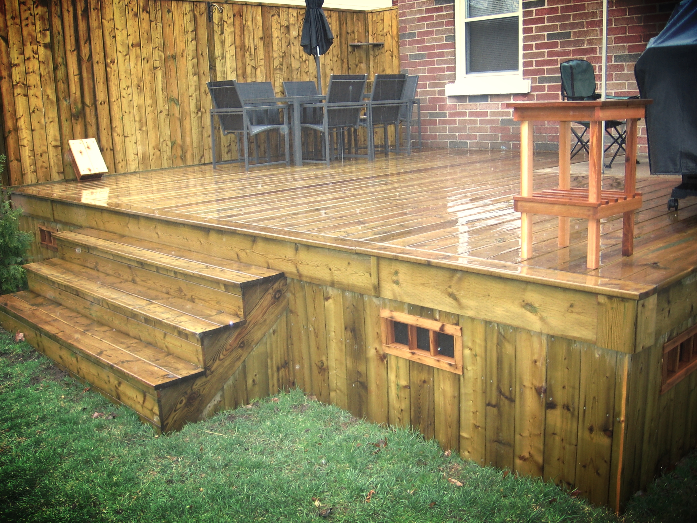 Pressure Treated Deck