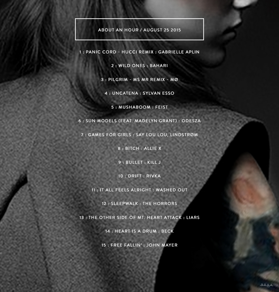 twelve:ofour playlist