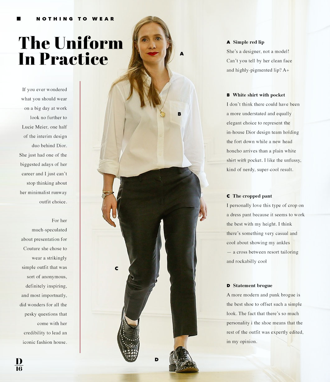 The Work Uniform for A Big Day | twelveofour.com