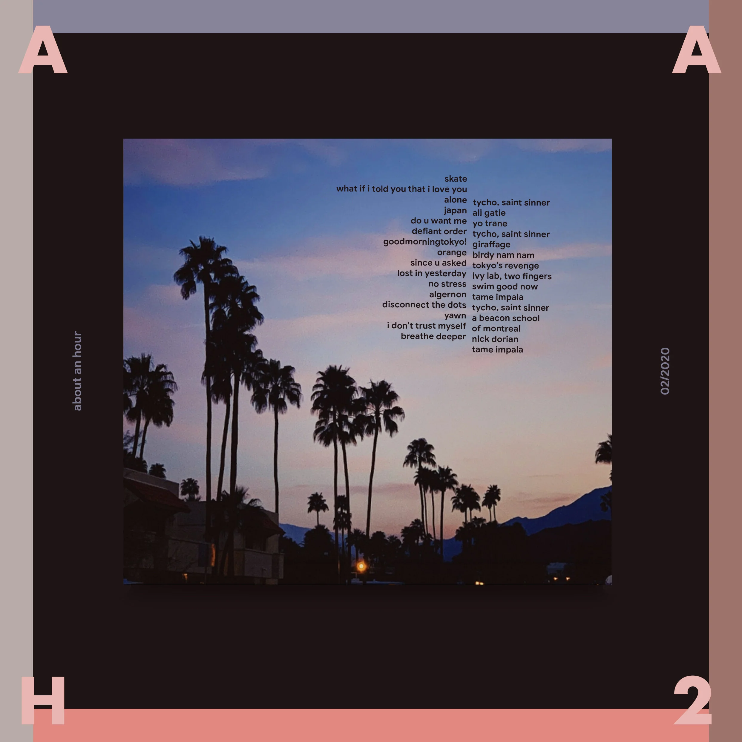 About An Hour : February 2020