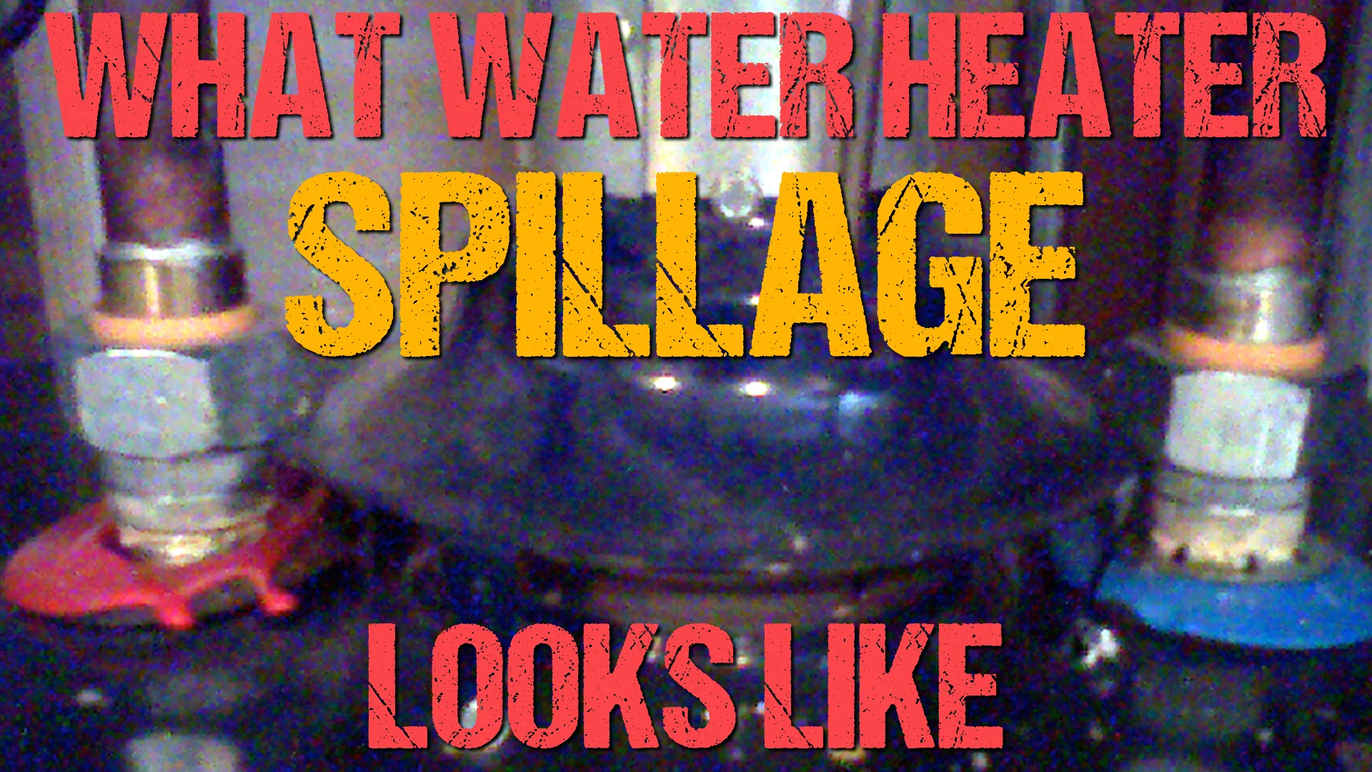 What Spillage Looks Like from a Water Heater