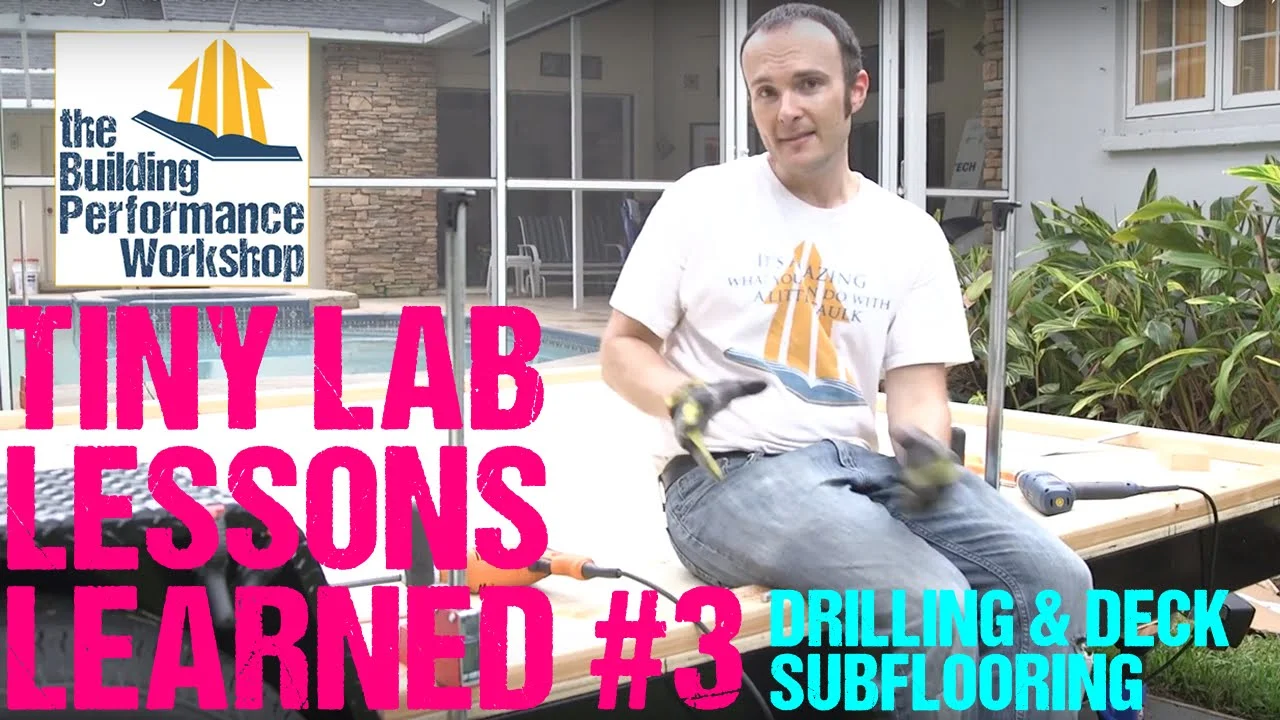 Tiny Lab Floor Deck and Anchoring System