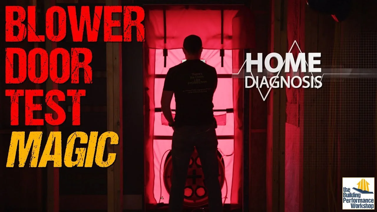 Super Airtight House: Blower Door Test