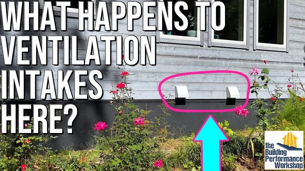 Where Best to Put Ventilation Intakes? ERV, HRV, Supply and Intermittent Exhaust Vent Terminals