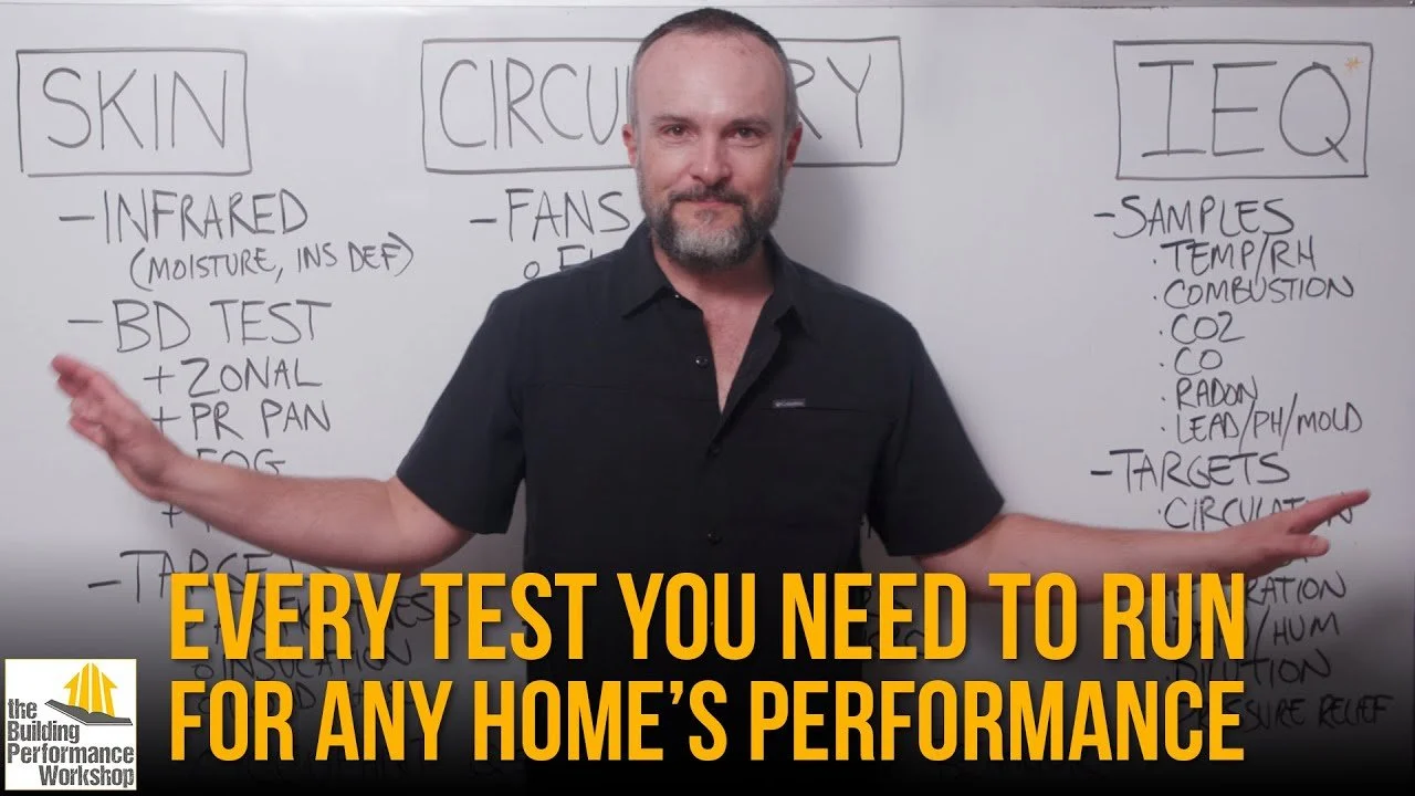 How to Diagnose Any Home Problem: the Pinnacle of Home Performance is Testing (NOT just for mold)