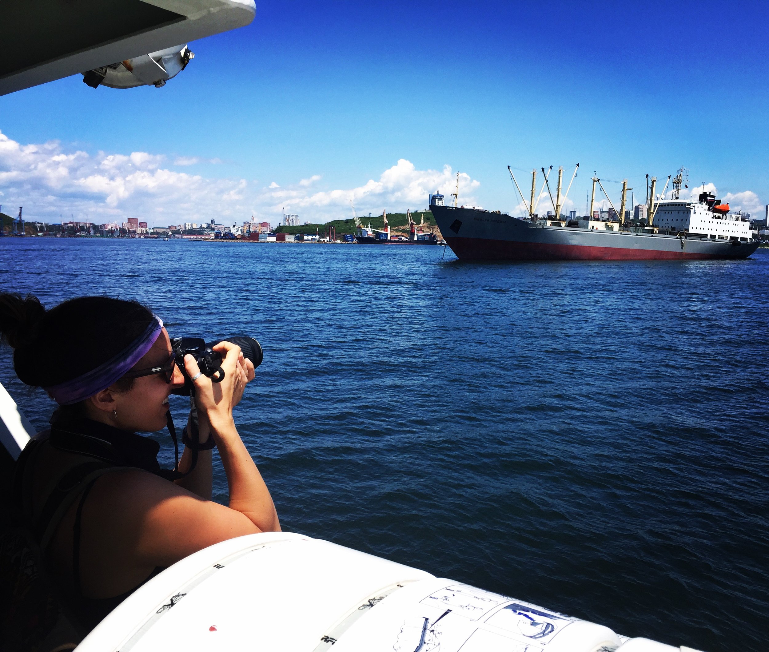 Photographing in Vladivostok