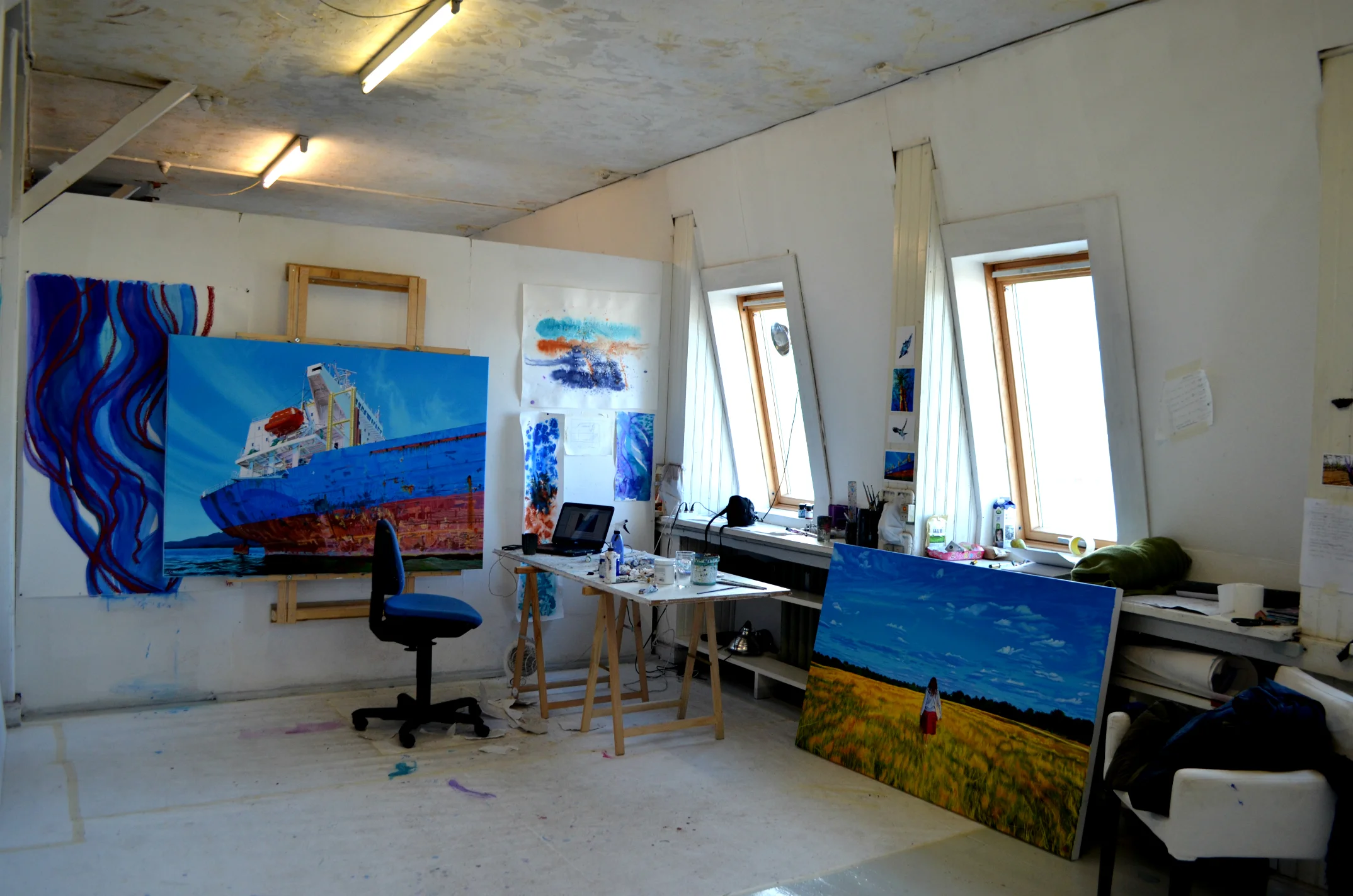 Studio in Århus, Denmark 2016-2018