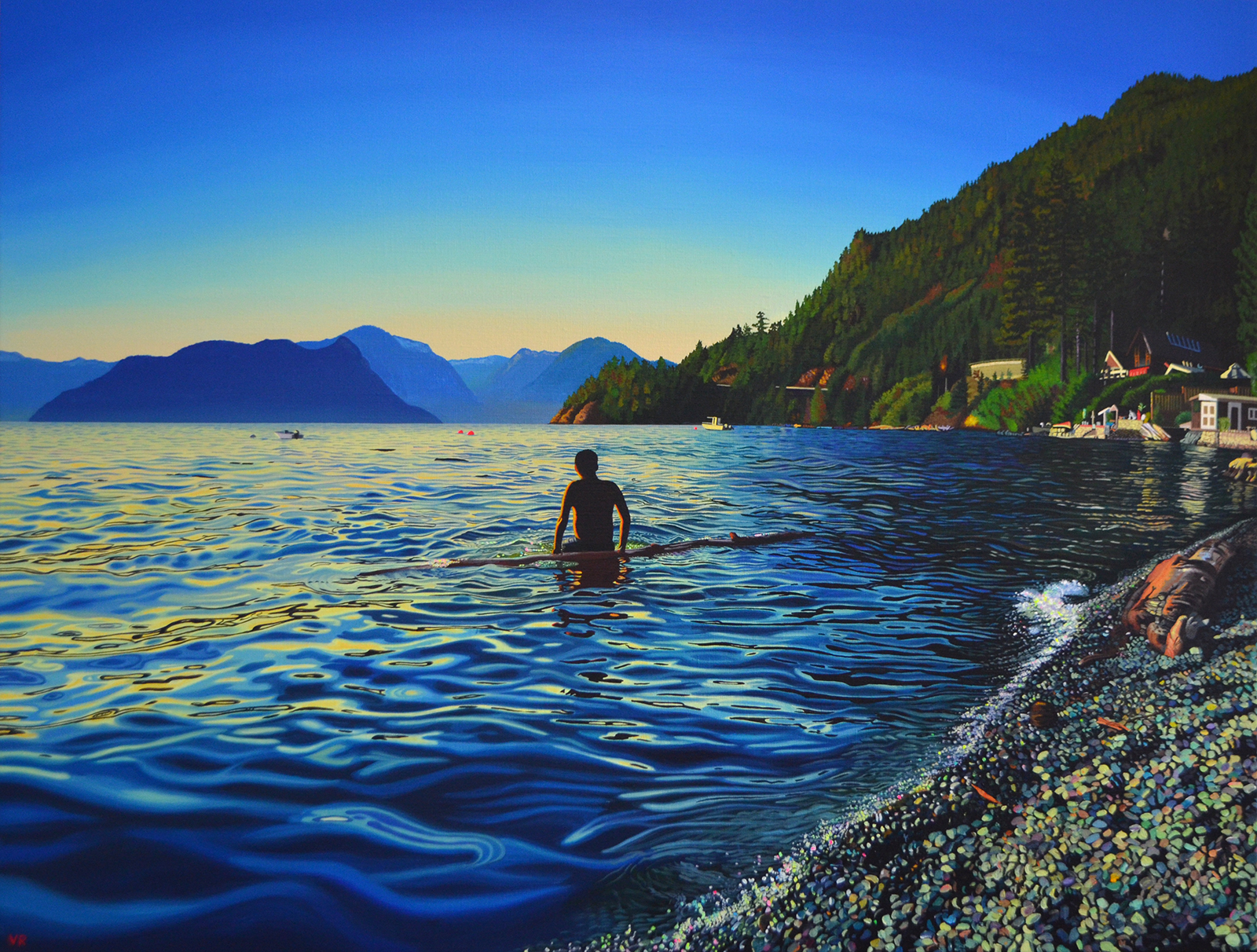   Save Howe Sound    37 x 49    acrylic on canvas  