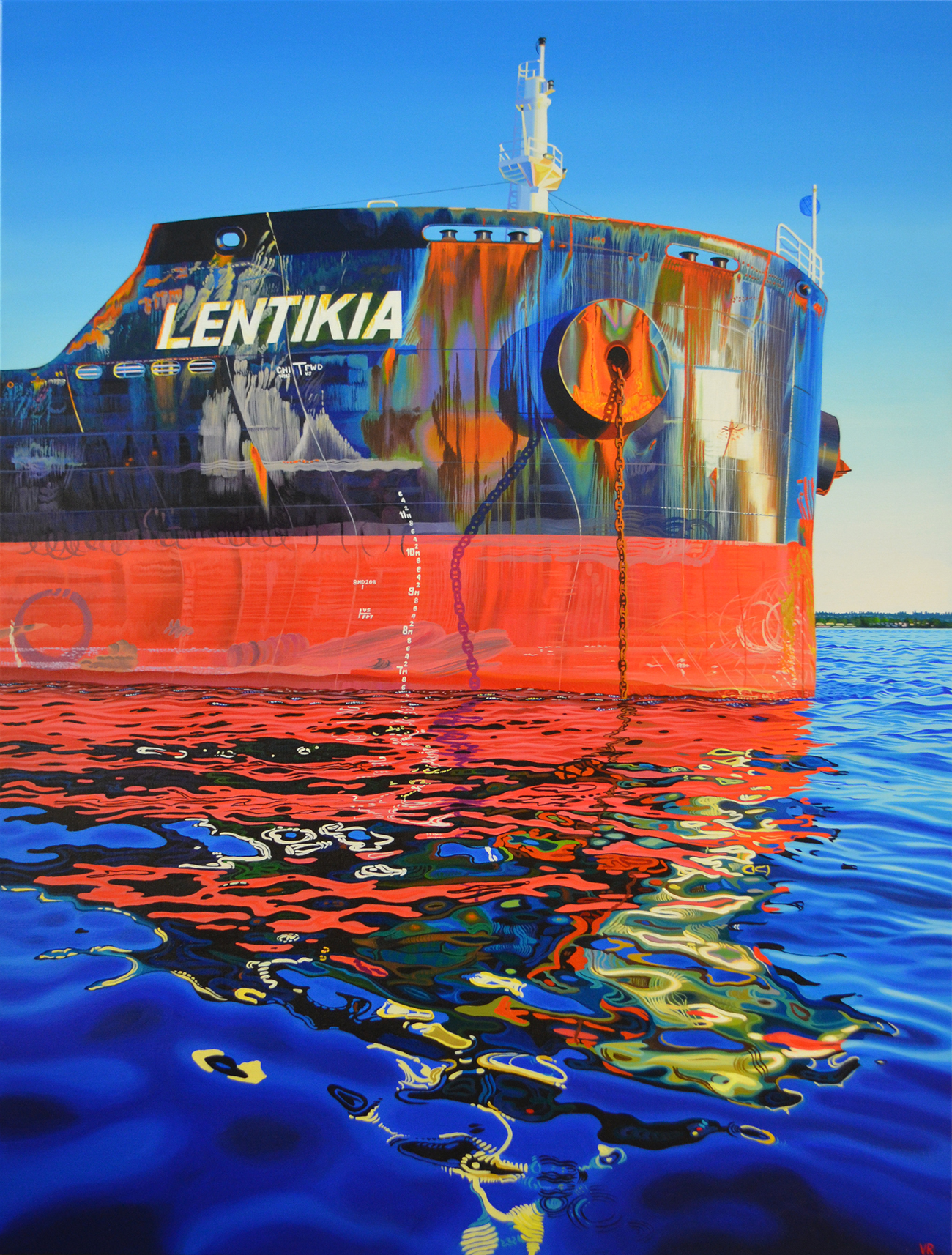   Lentikia    37 x 49    acrylic on canvas  