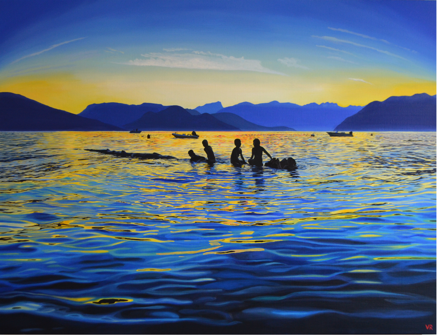   Howe Sound Childhood    36 x 48    acrylic on canvas  