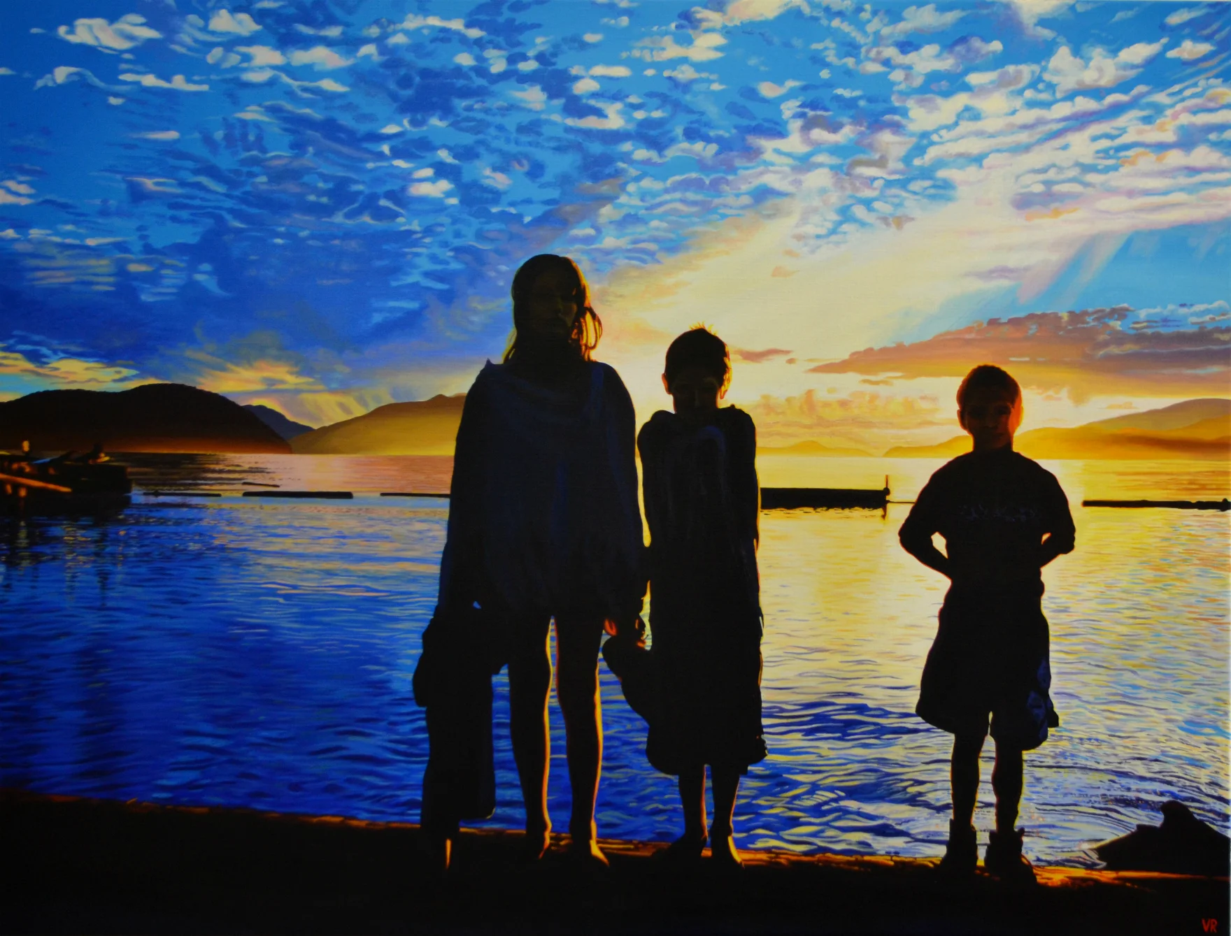 Our World 36 x 48 acrylic on canvas