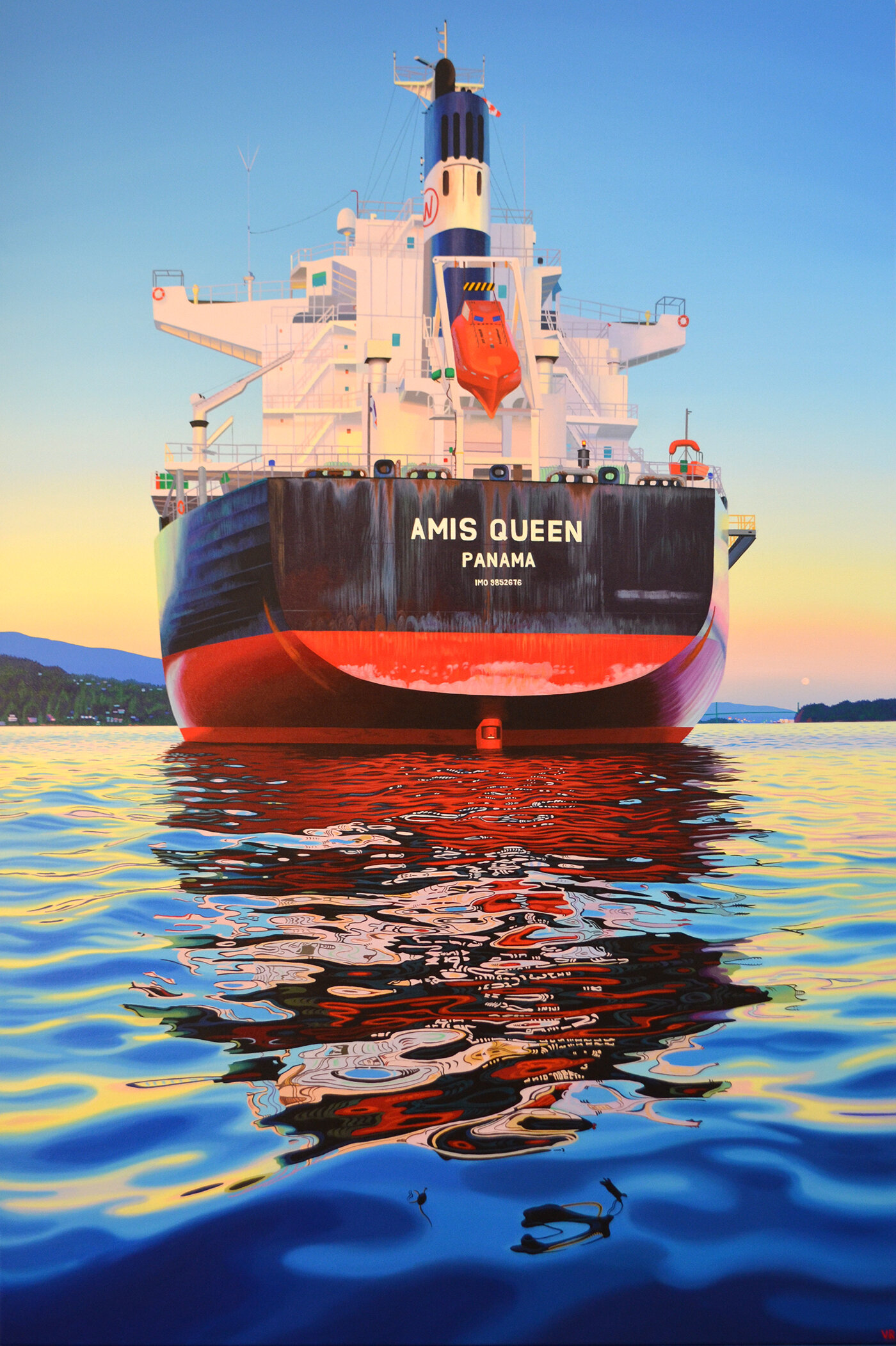   Amis Queen    60 x 40    acrylic on canvas  