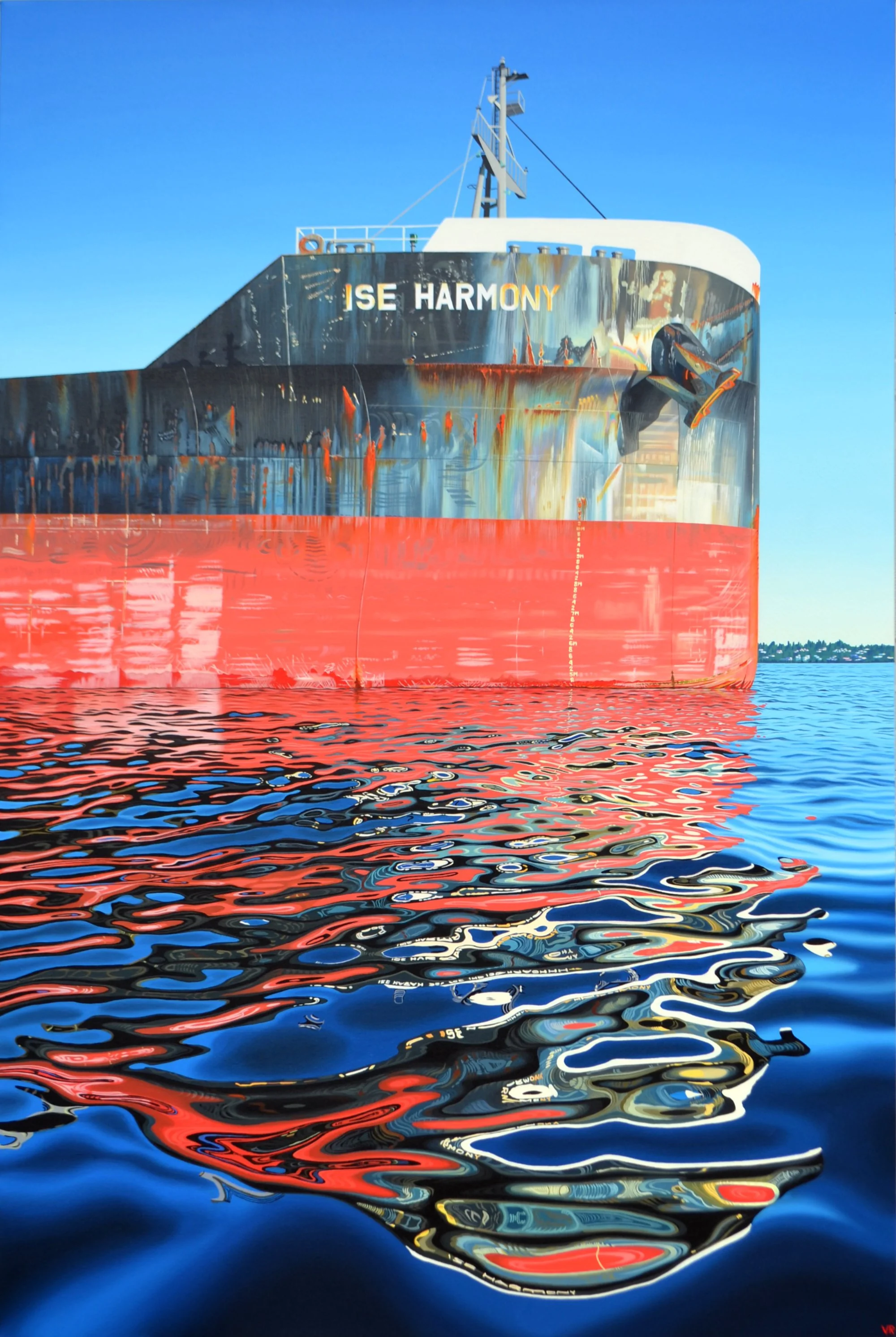 Ise Harmony 60 × 40 acrylic on canvas
