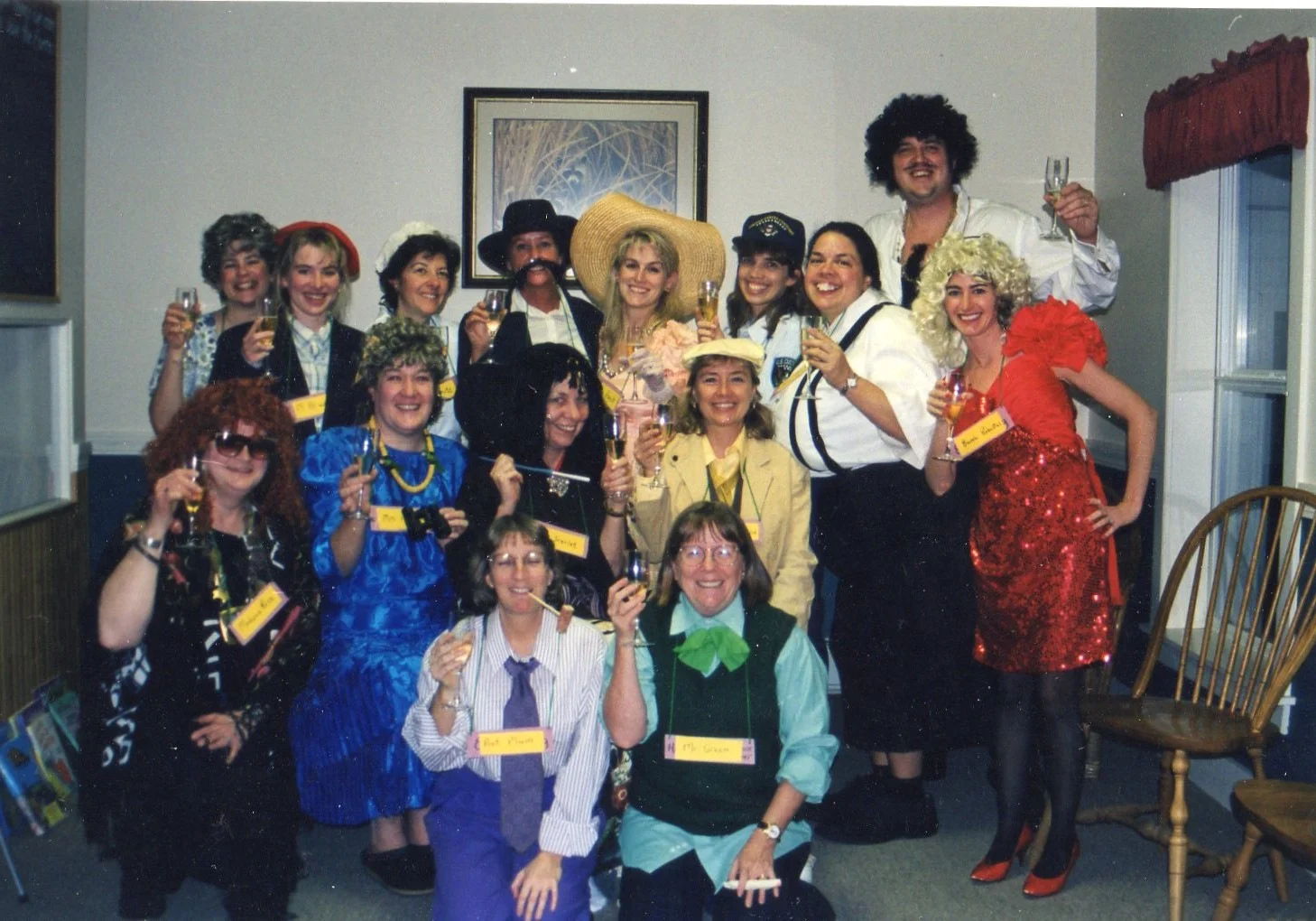 never a dull moment!.. instead of a "normal" staff meeting to review osha regulations, we dreamed up a game of "clue" and had everyone as one of the game characters. never has any business team had so much fun reviewing boring, but important safety material!