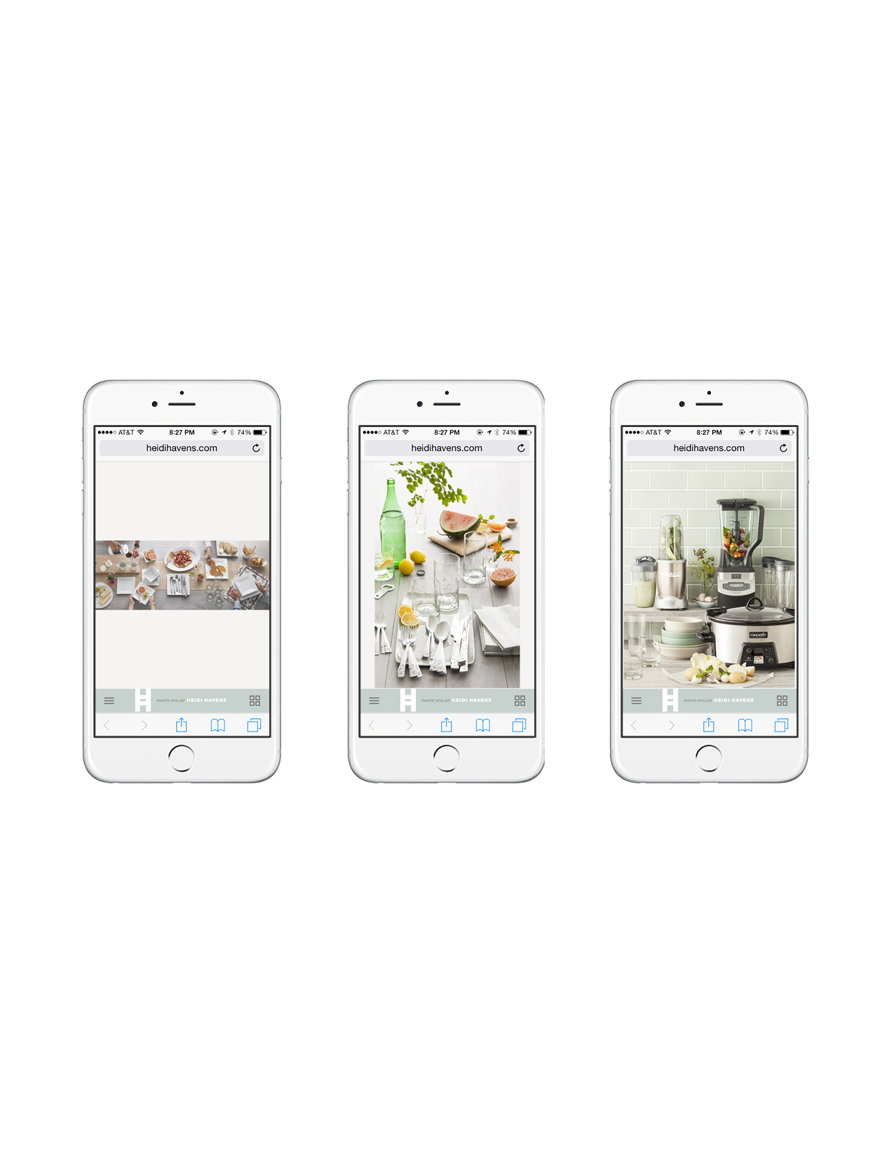 Heidi Havens / Mobile portfolio site