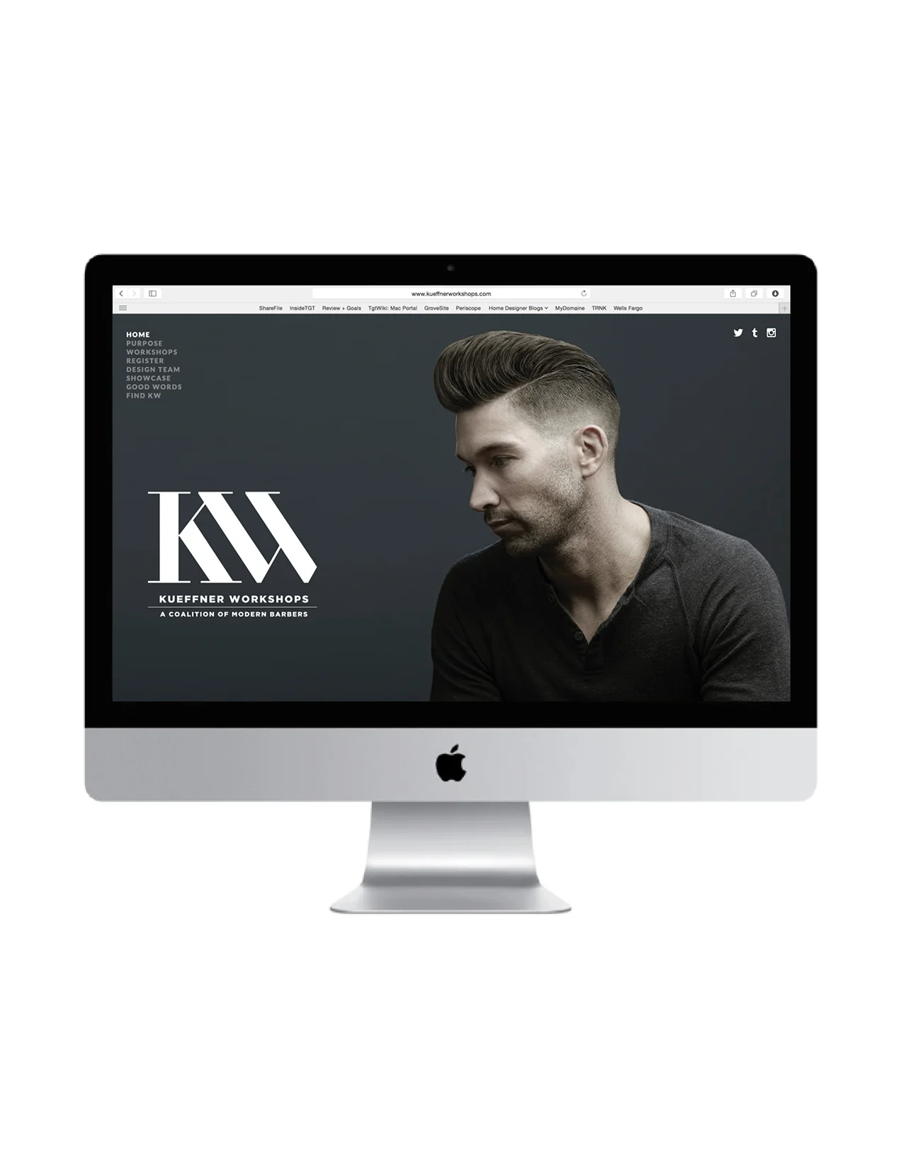 Kueffner Workshops Website | Design Studio J/Shamus