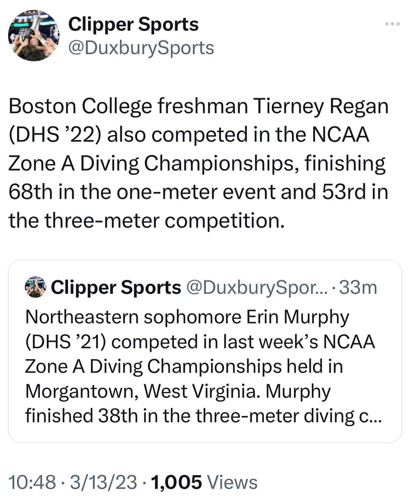 So proud of both Kiki and Tierney! 🦅 🐾